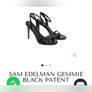 Size 7 - Sam Edelman - brand new never worn - Gemmie black patent heels